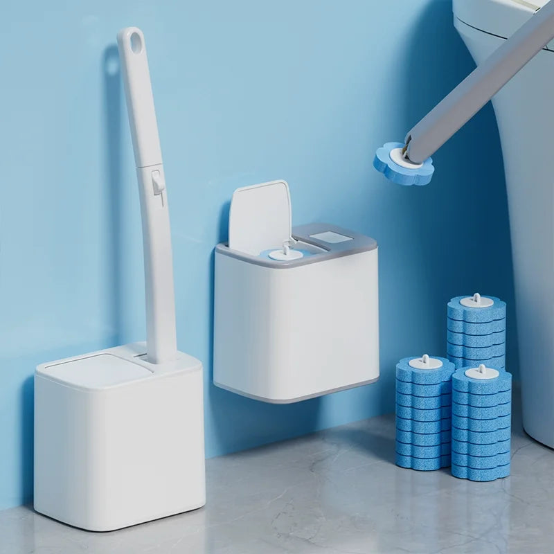 Disposable Toilet Cleaning Kit with Refill Heads