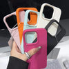 Candy Color Lychee Pattern Soft Silicone Phone Case