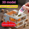 Strong Fast-Curing 3D Printing Glue for PLA ABS TPU PETG