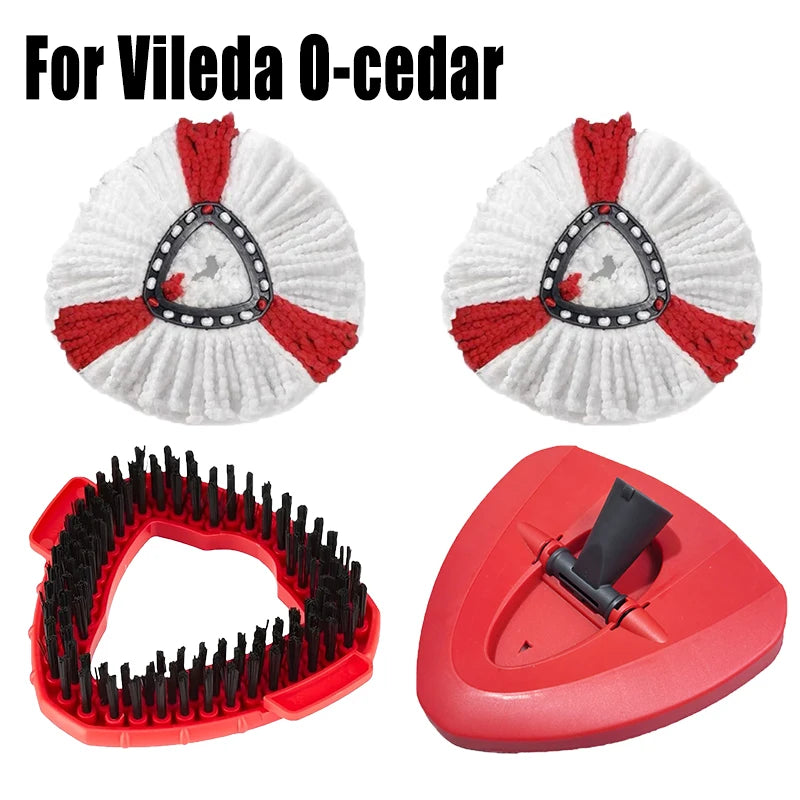 360° Rotating Spin Mop Head Replacement (Triangle Fit)