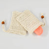 Natural Sisal Soap Saver Bag with Exfoliating Mesh