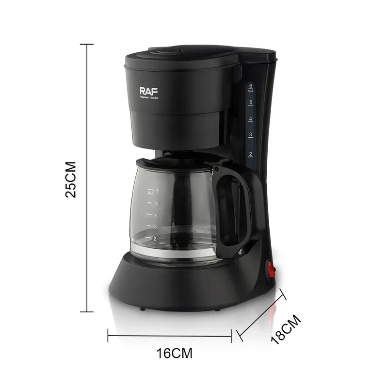 Compact Drip Coffee Maker with Reusable Filter