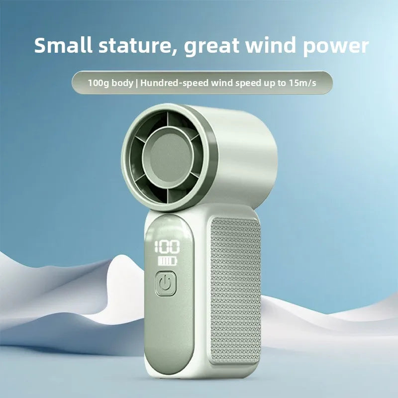 High-Velocity USB Handheld Fan