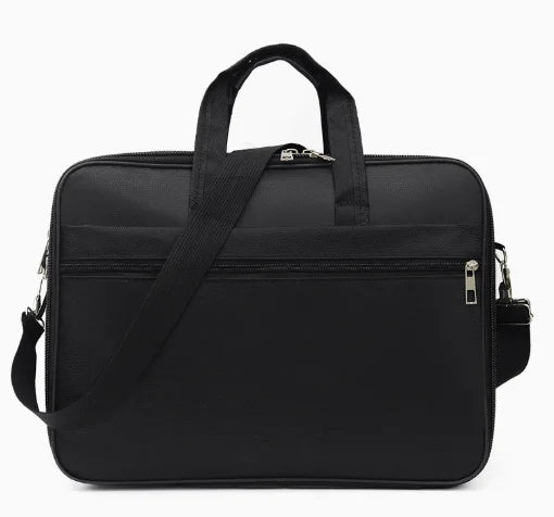 Classic Oxford Laptop Briefcase with Multiple Pockets