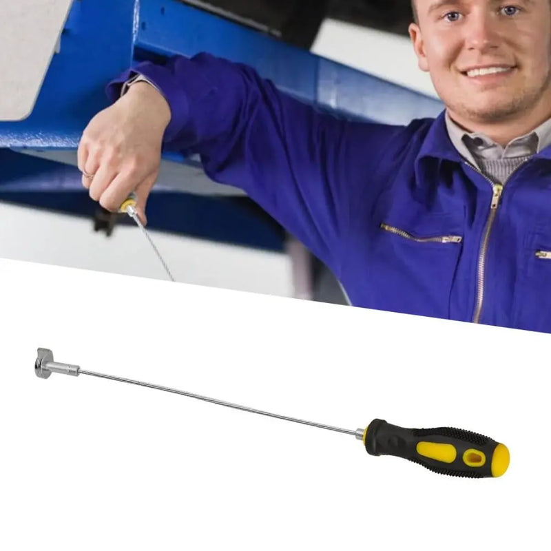 Magnetic Oil Drain Plug Remover with Flexible Handle