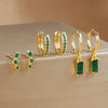 Dainty Square Hoop Earrings Set