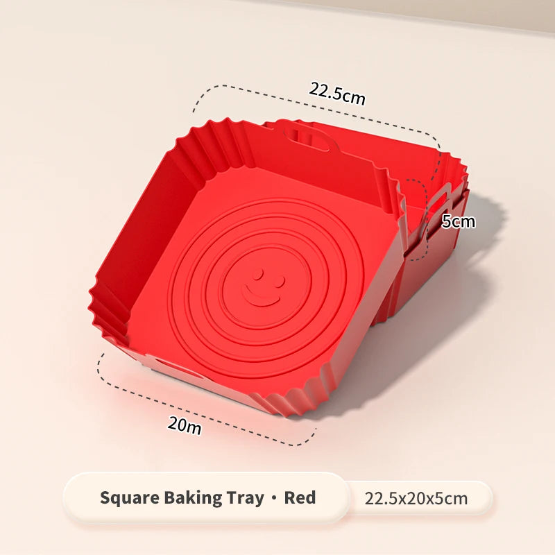 Reusable Square Silicone Air Fryer Liners