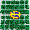 Assortment kit of green rubber O-ring gaskets for automotive air conditioning components