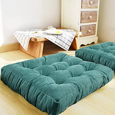 Tufted Floor Seating Pillow Cushion for Meditation and Relaxation