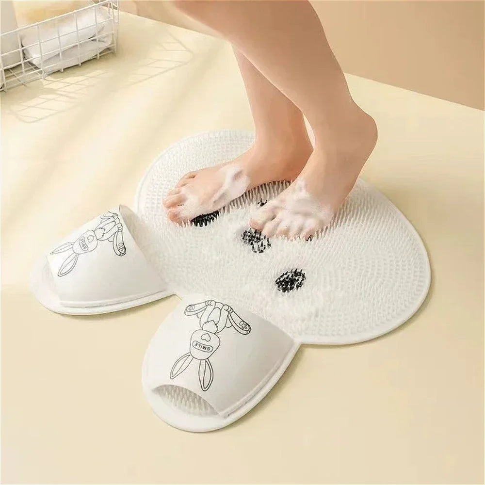 Textured Shower Foot Scrubber & Massage Mat