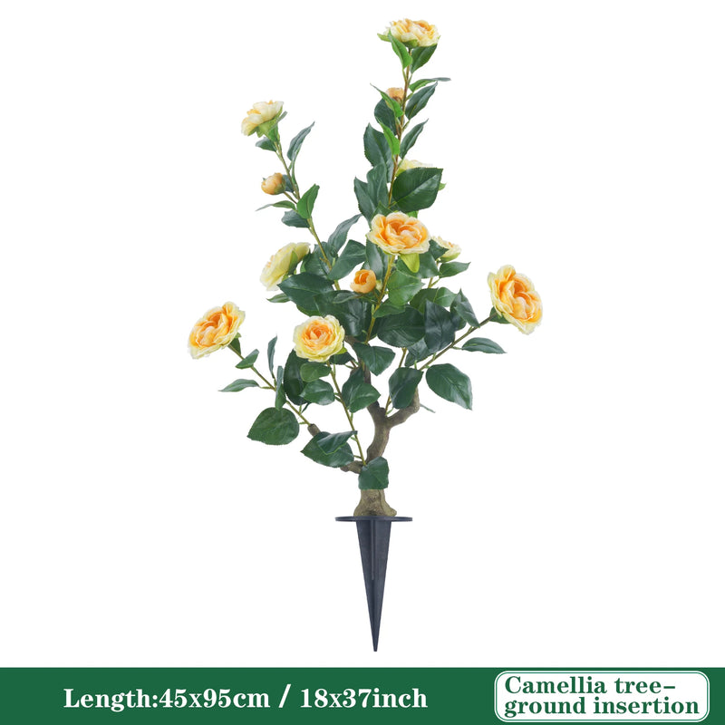 Árbol Topiario de Camelia de 85 cm con Maceta Decorativa