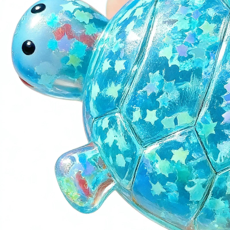 Glitter Turtle Squeeze Toy