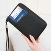 RFID Blocking Travel Passport Holder and Document Organizer