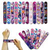 A collection of colorful K-Pop themed decorations, including banners and tableware, displayed on a white background.