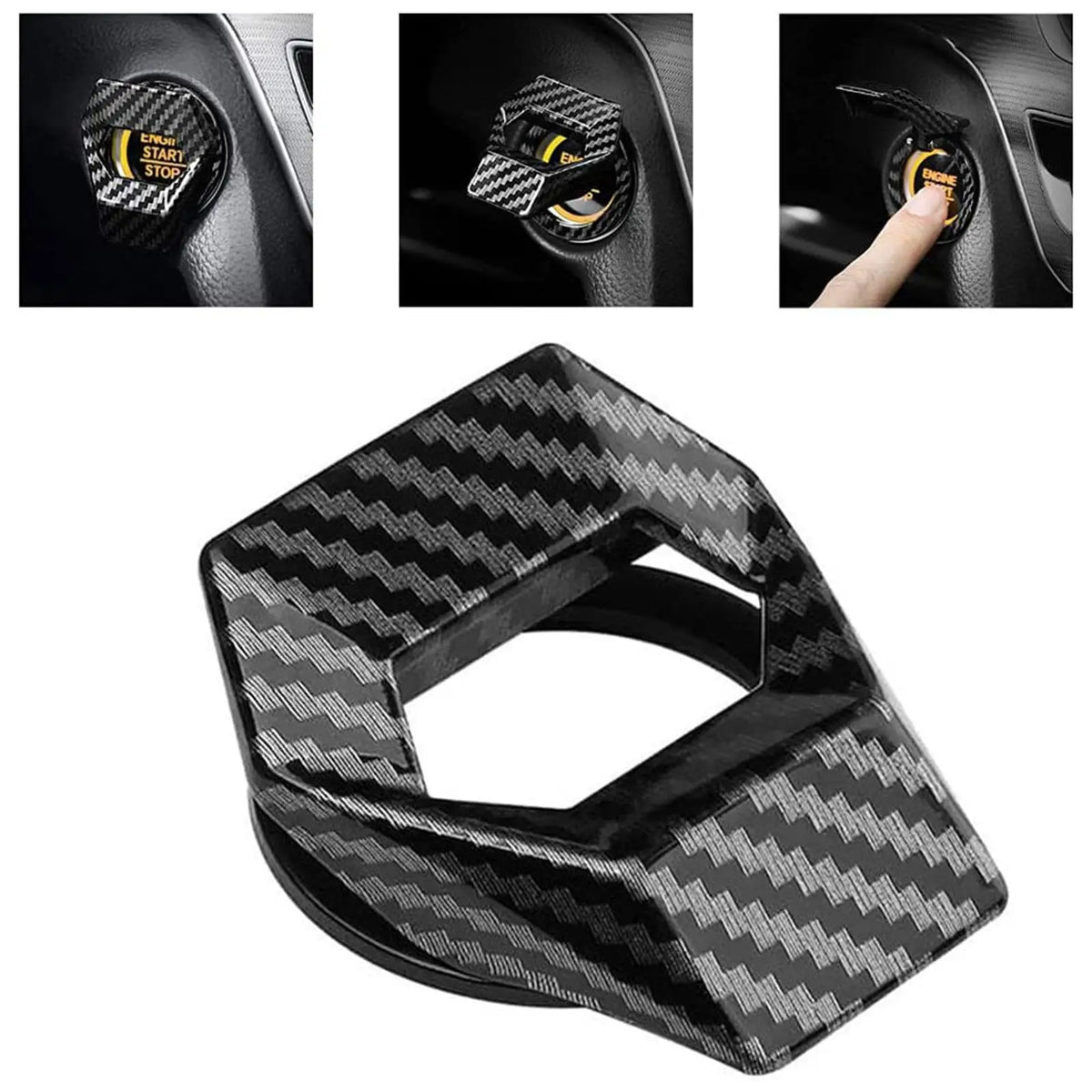 Engine Start Button Cover – Anti-Scratch Decorative Trim