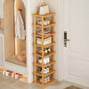 Vertical Bamboo Shoe Rack