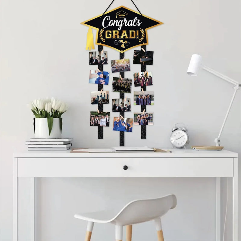 DIY Graduation Photo Door Hanger