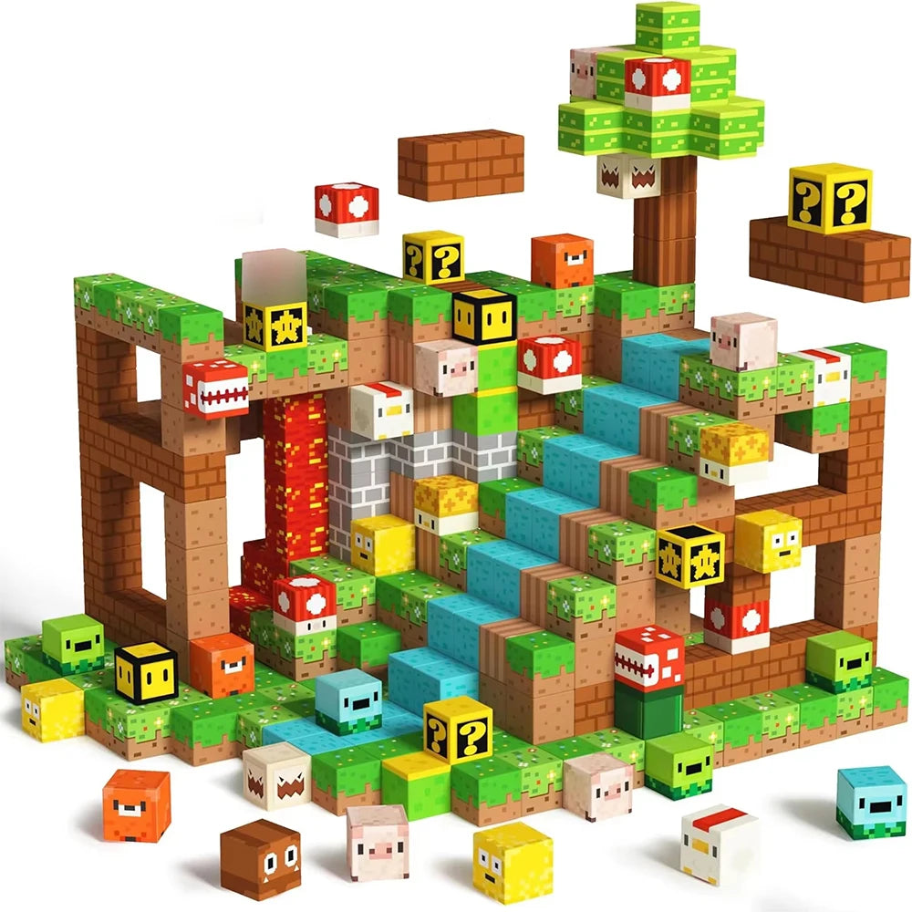 Magnetische Bausteine für Kinder