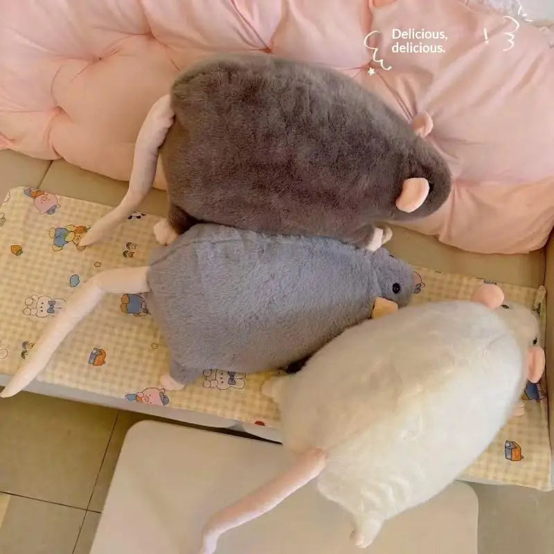 Realistic Rat Plush Toy – Cute Soft Stuffed Animal for Snuggling