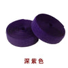 Roll of deep purple sew-on hook and loop tape 20mm nylon fastener strip
