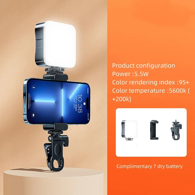 Portable Clip-On LED Fill Light