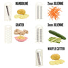 5-in-1 Multi-Blade Vegetable Slicer and Grater