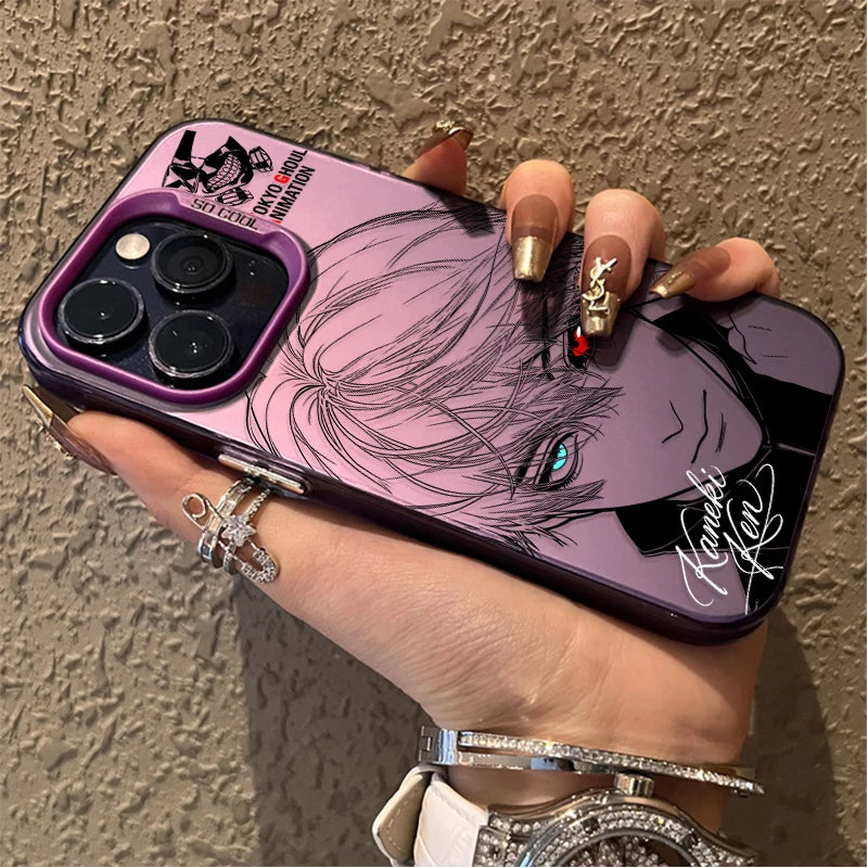 كفر هاتف صلب بتصميم كين كانكي من أنمي Tokyo Ghoul