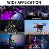 Rechargeable RGB Car Atmosphere Light with Remote