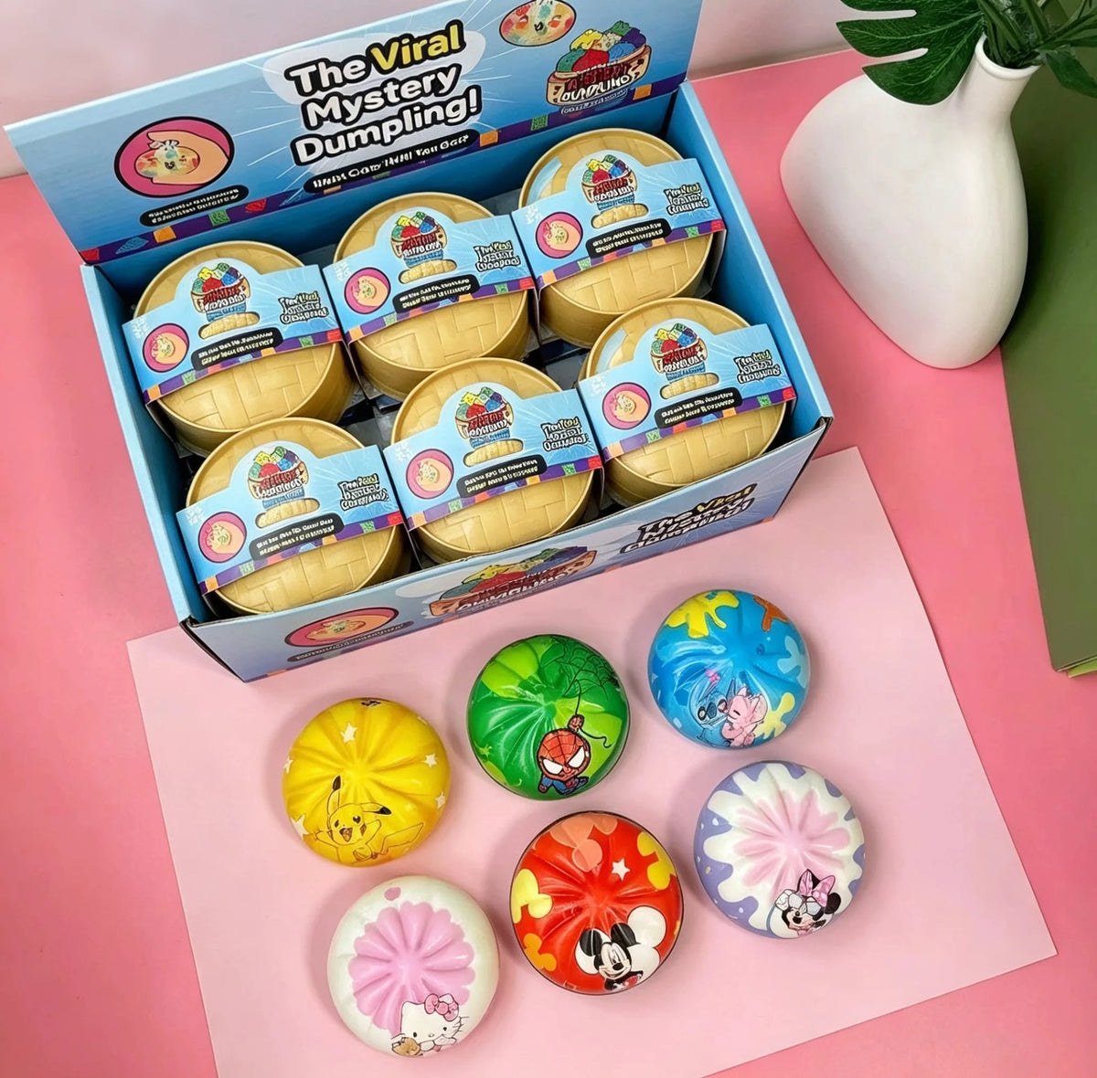 Mystery Dumpling Squishy – Slow-Rise Stress Relief Fidget Toy