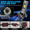 Canbus H4 LED Headlight Bulbs with 6000K White Beam