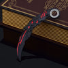 Blue Dragon Claw Folding Knife Model - 18cm Collectible Tactical Karambit
