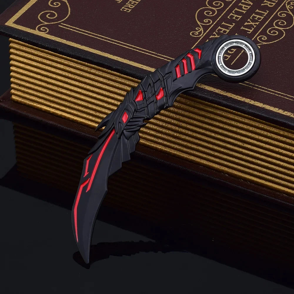Blue Dragon Claw Folding Knife Model - 18cm Collectible Tactical Karambit