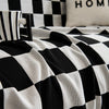 Checkerboard Jacquard Sofa Cover – Washable Nordic Style Slipcover