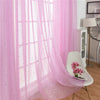 Silver Star Sheer Curtain with Hot Stamping Detail