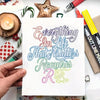 Double Line Outline Pens with Metallic Glitter (Set of 8)