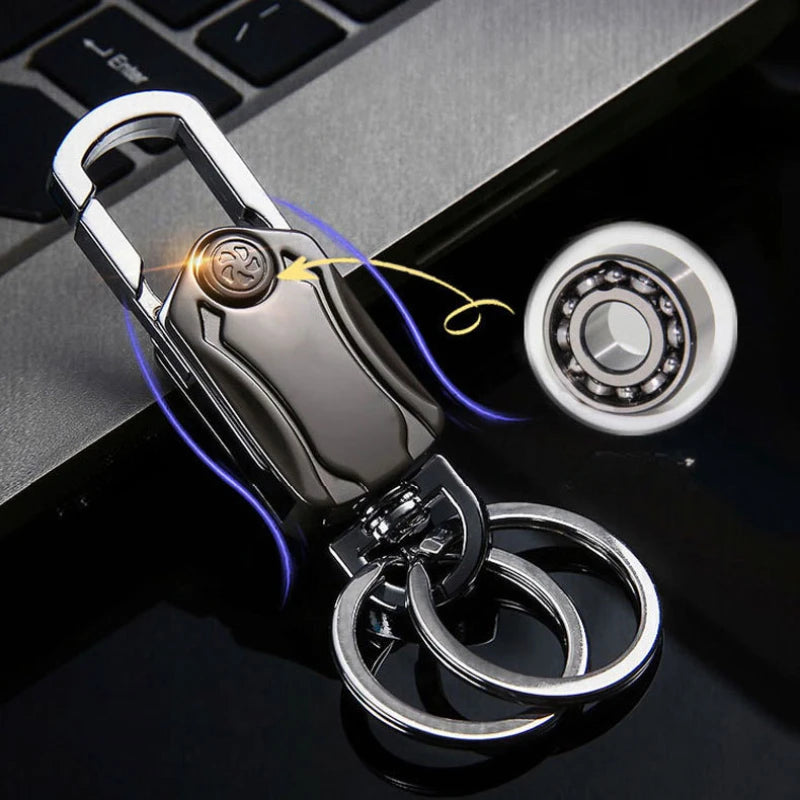 Multifunctional Zinc Alloy Keychain with Bottle Opener