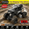 High-Speed Off-Road RC Monster Truck with LED Lights