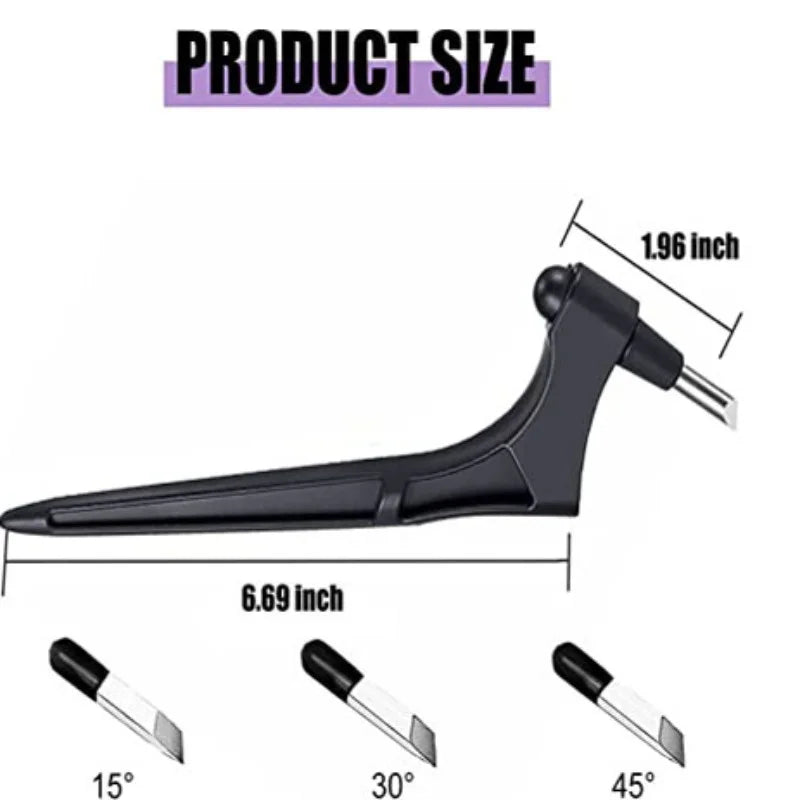 360° Rotating Blade Craft Cutter with 3 Replacement Blades