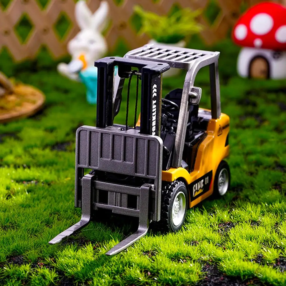 1:64 Scale Remote Control Forklift with Bluetooth and Realistic Lifting