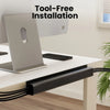 Under-Desk Cable Organizer with Self-Adhesive Backing