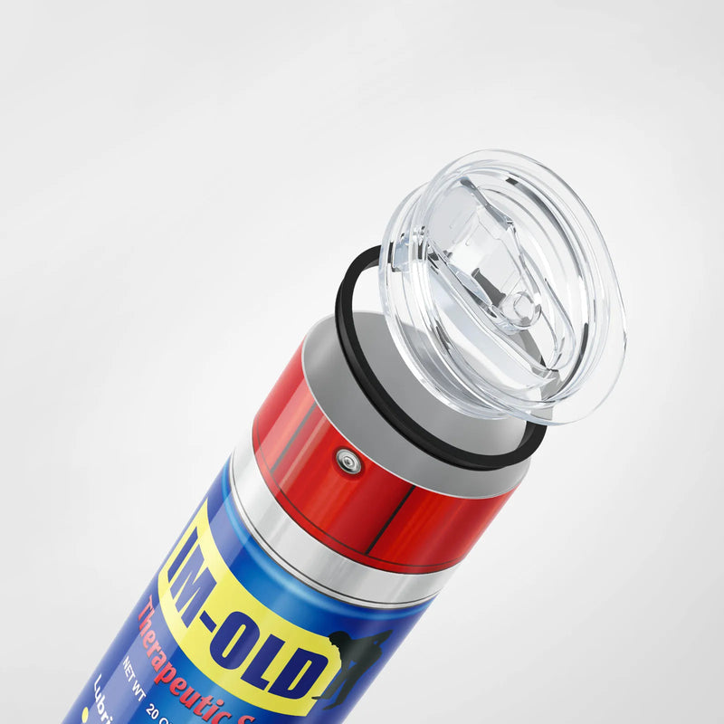 Spray Can Insulated Tumbler with Lid and Straw