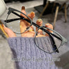 Retro Half-Frame Blue Light Blocking Glasses