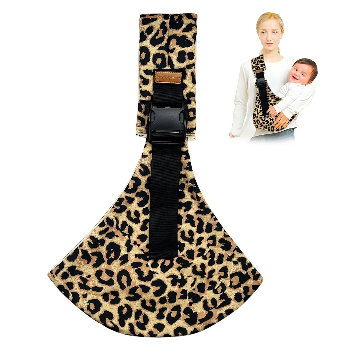 Adjustable Baby Sling Carrier for Newborns and Toddlers