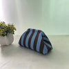 Striped Knit Tote Bag - Casual & Spacious Handbag