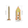 Ensemble d'ancrages et de vis auto-perforants pour plaques de plâtre, dimensions 30mm x 1.18in et 12mm x 0.47in.