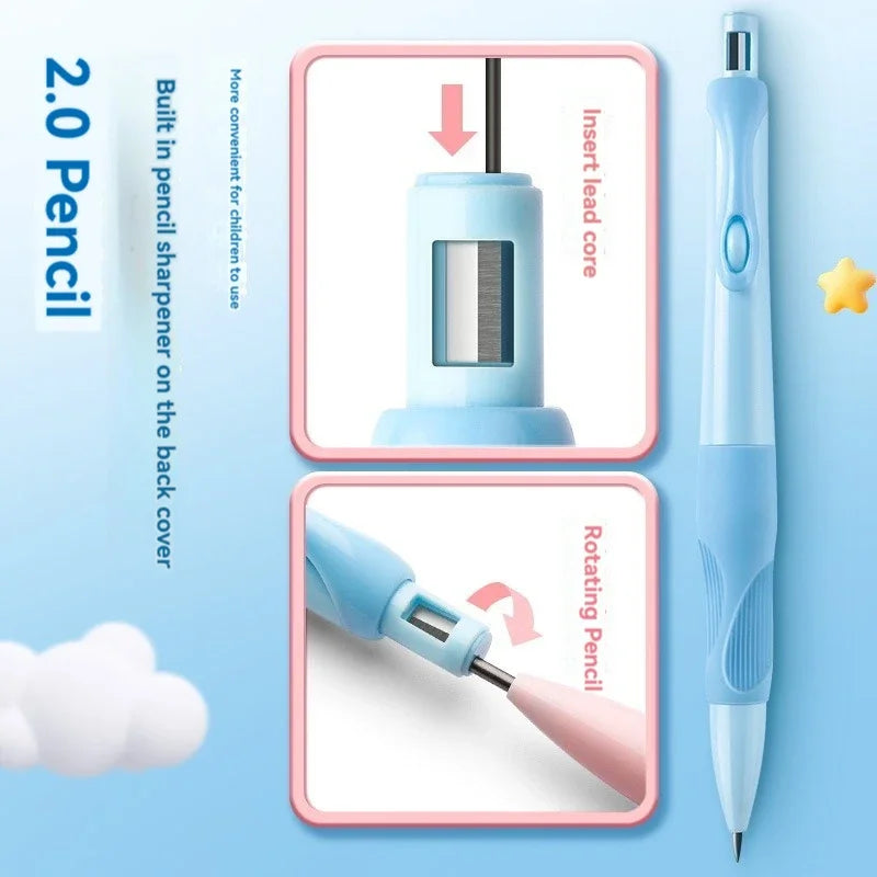 Cute Dolphin 2mm Mechanical Pencil Set