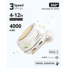 Bladeless Mini Clip-On Fan with 3-Speed Settings & 360° Airflow