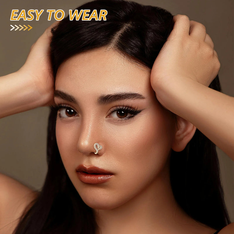 6-Piece Non-Piercing Nose Cuff Set