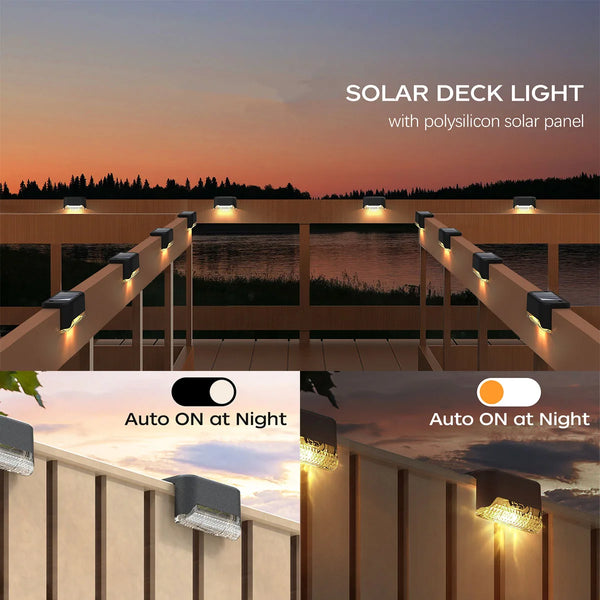 Solarbetriebene Deck- & Treppenlichter