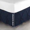Elastic Wrap-Around Bed Skirt with 14-Inch Drop
